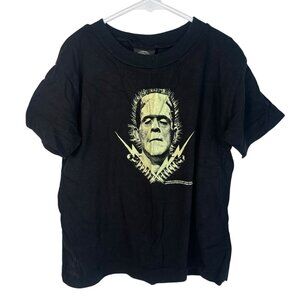 Rock Rebel Frankenstein T-Shirt Top Tee Kids Boys Halloween Horror Punk Goth 4T